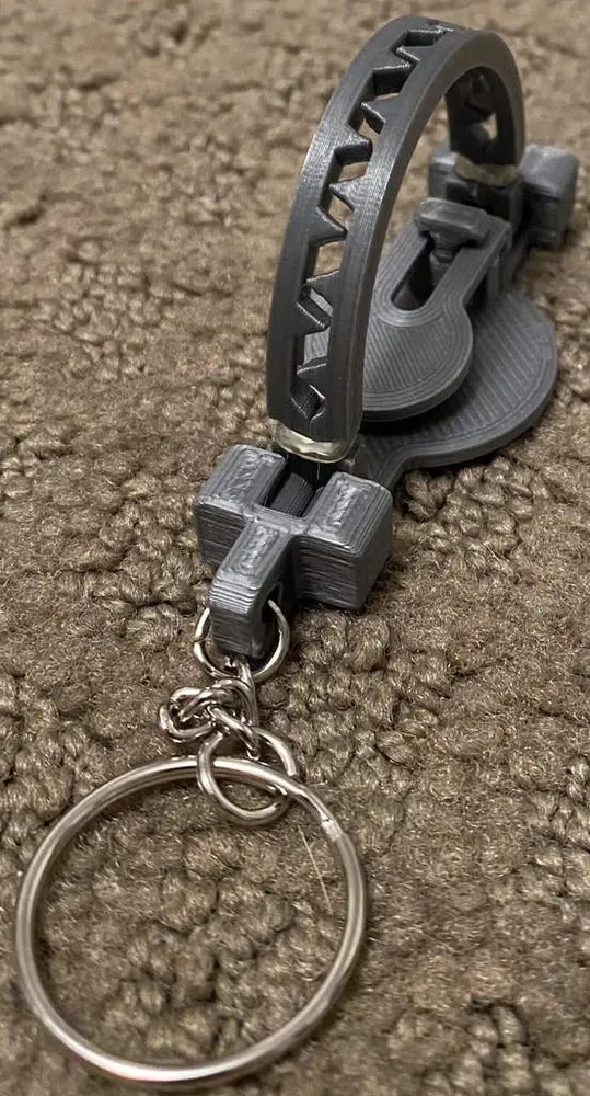 Mini bear trap keychain remix - photo 3
