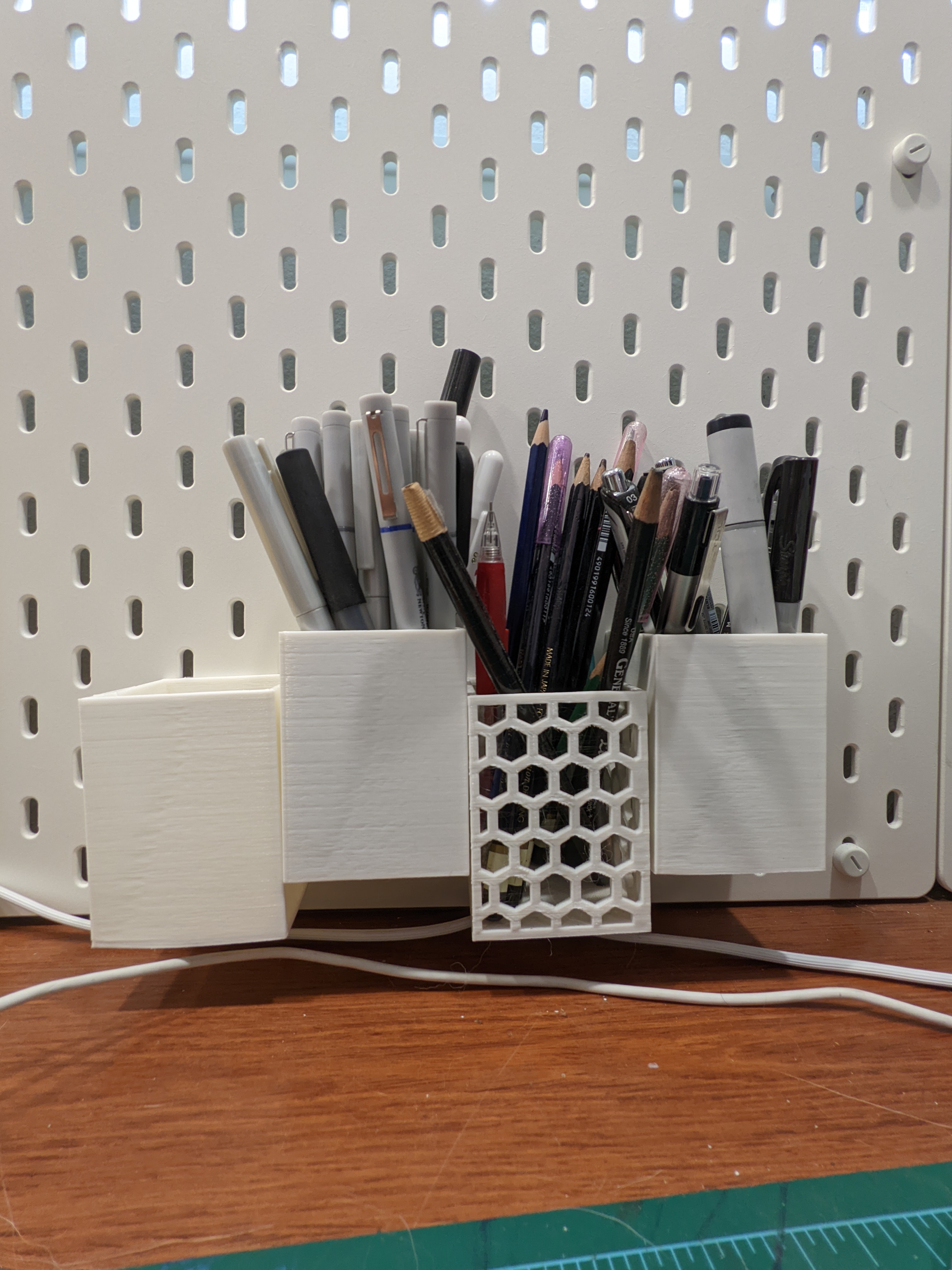 Ikea Skadis Peg Board Honey Comb Box - photo 3