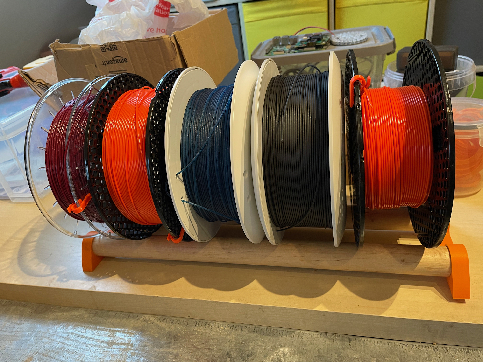 Filament spool storage rack - photo 4