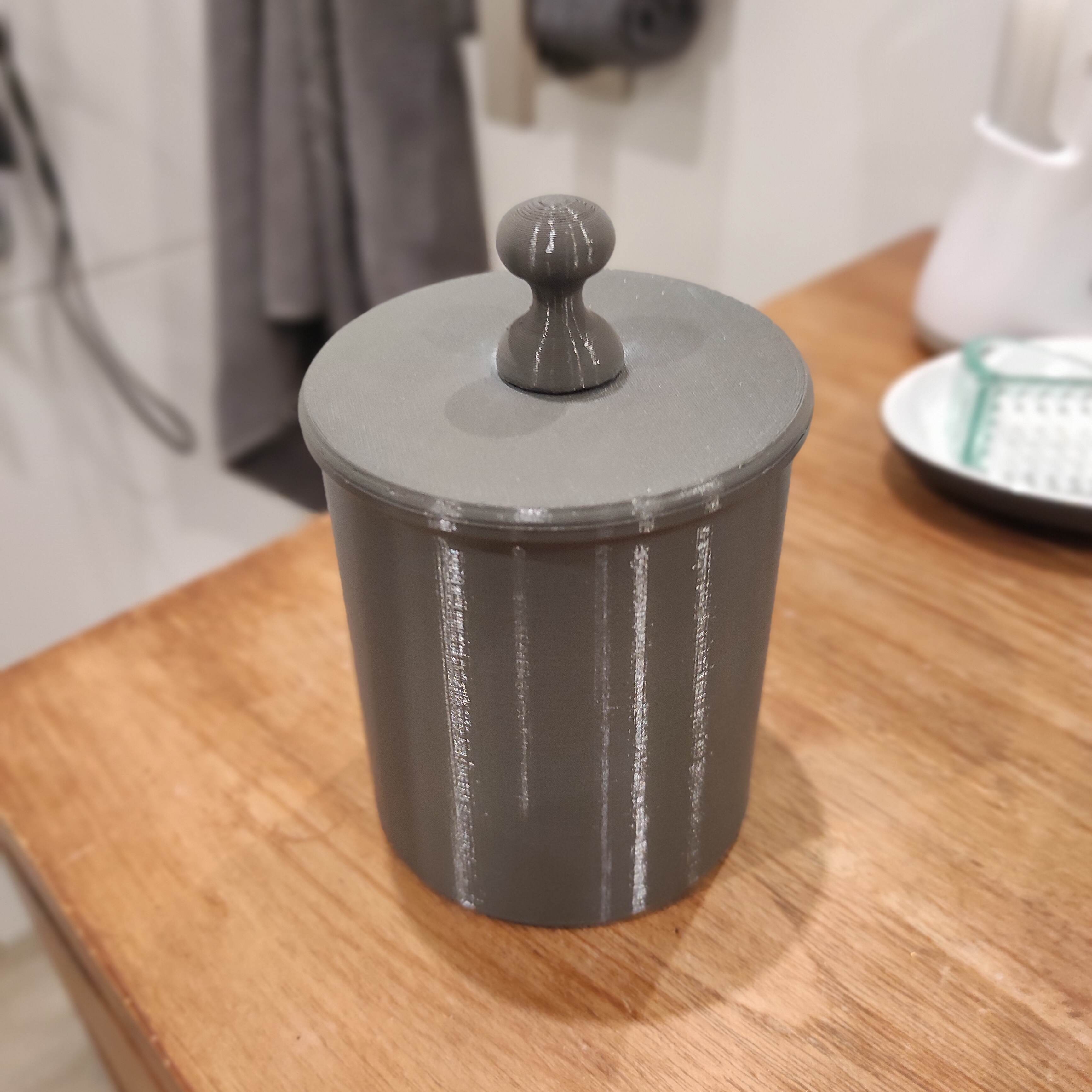 Q-Tip & Makeup-Pad Storage Cup