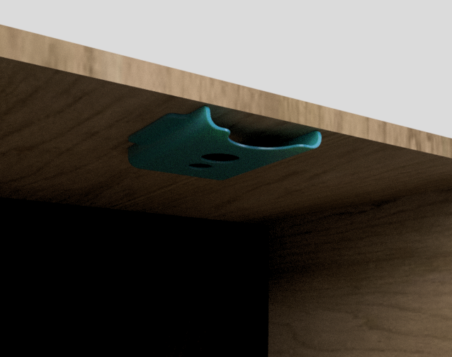Under shelf phone holder D-S TAPE - photo 3