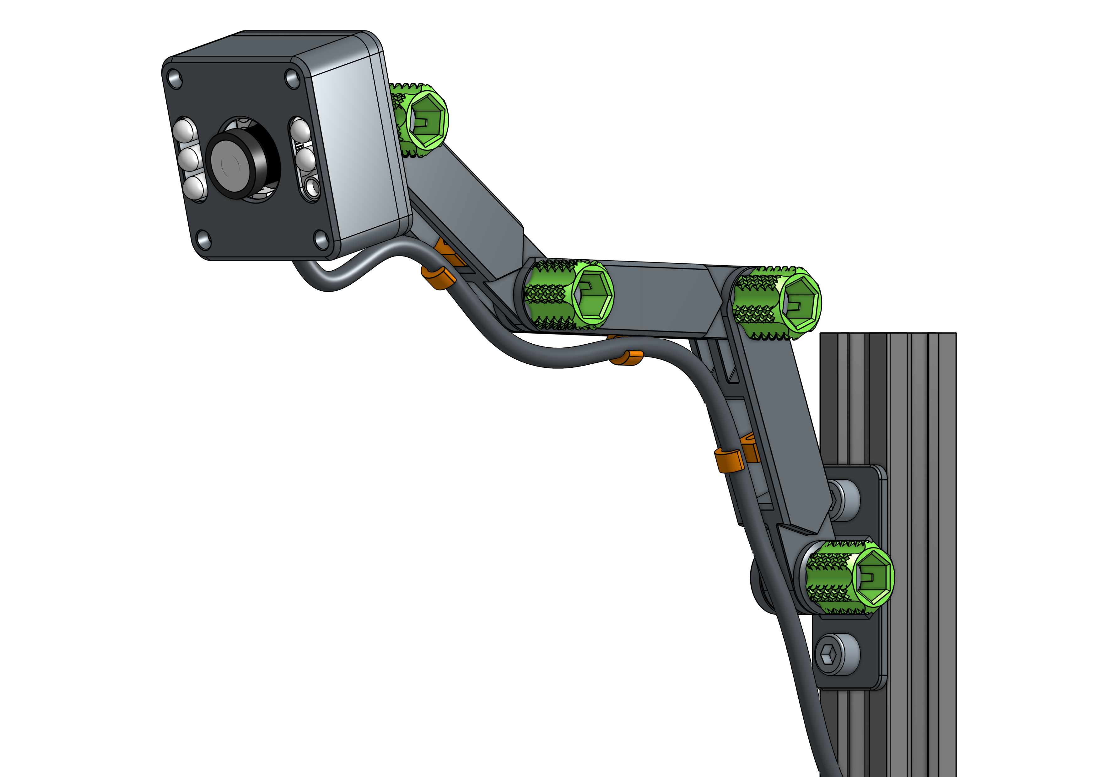 Cable Clips for Modular Mounting System Arms - Customizable - photo 2
