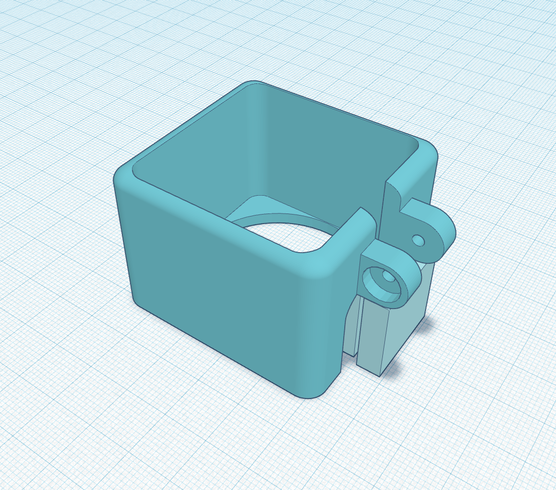 Nema 17 clamp motor mount