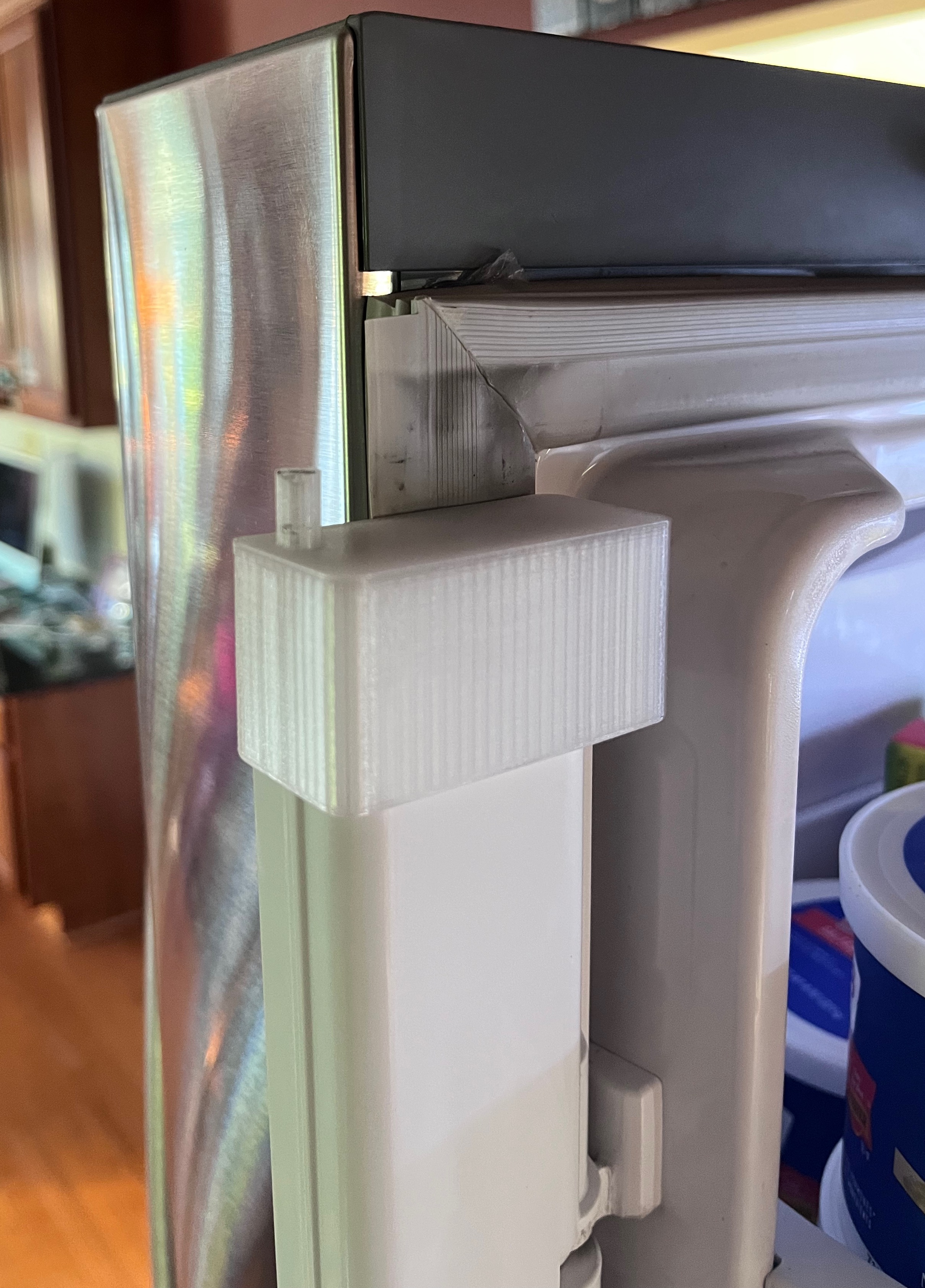 Samsung Refrigerator Mullion Flap Top Hinge Repair Clip