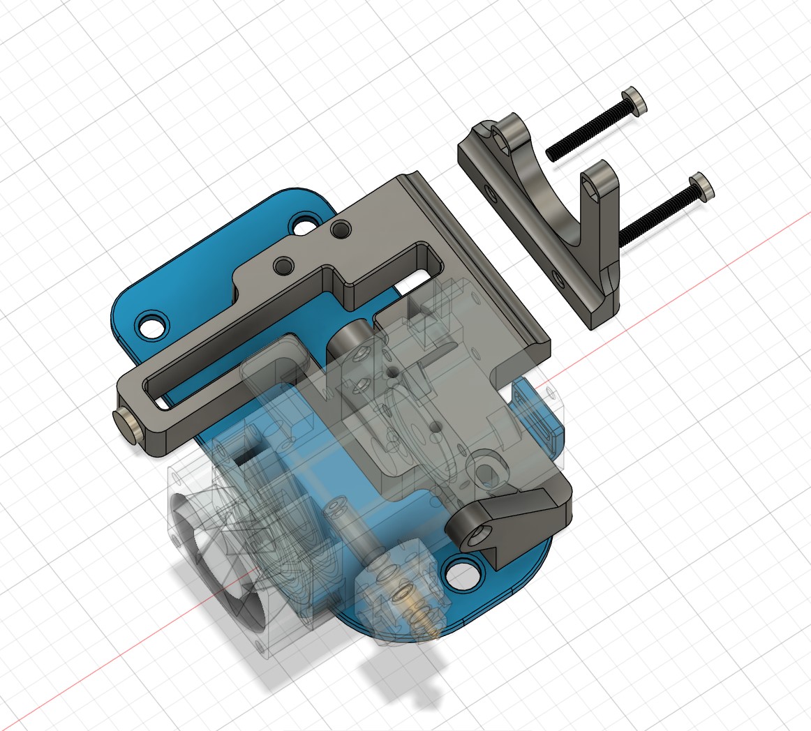 UPDATED - Sidewinder X1 - Mount for Biqu H2 Extruder