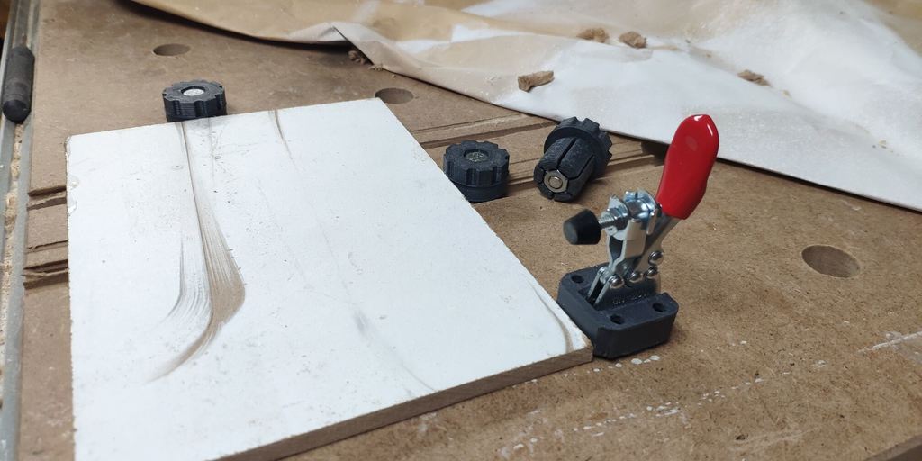 Toggle clamp support for MFT expandable bench dog - photo 2