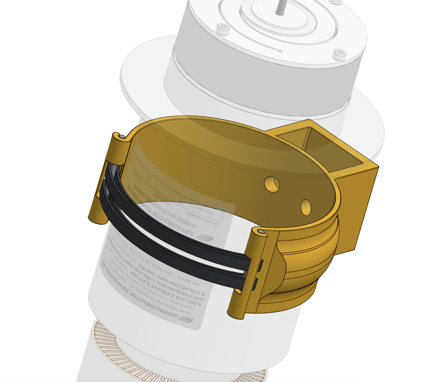 Snap-in Pipe Clamp - reinforced