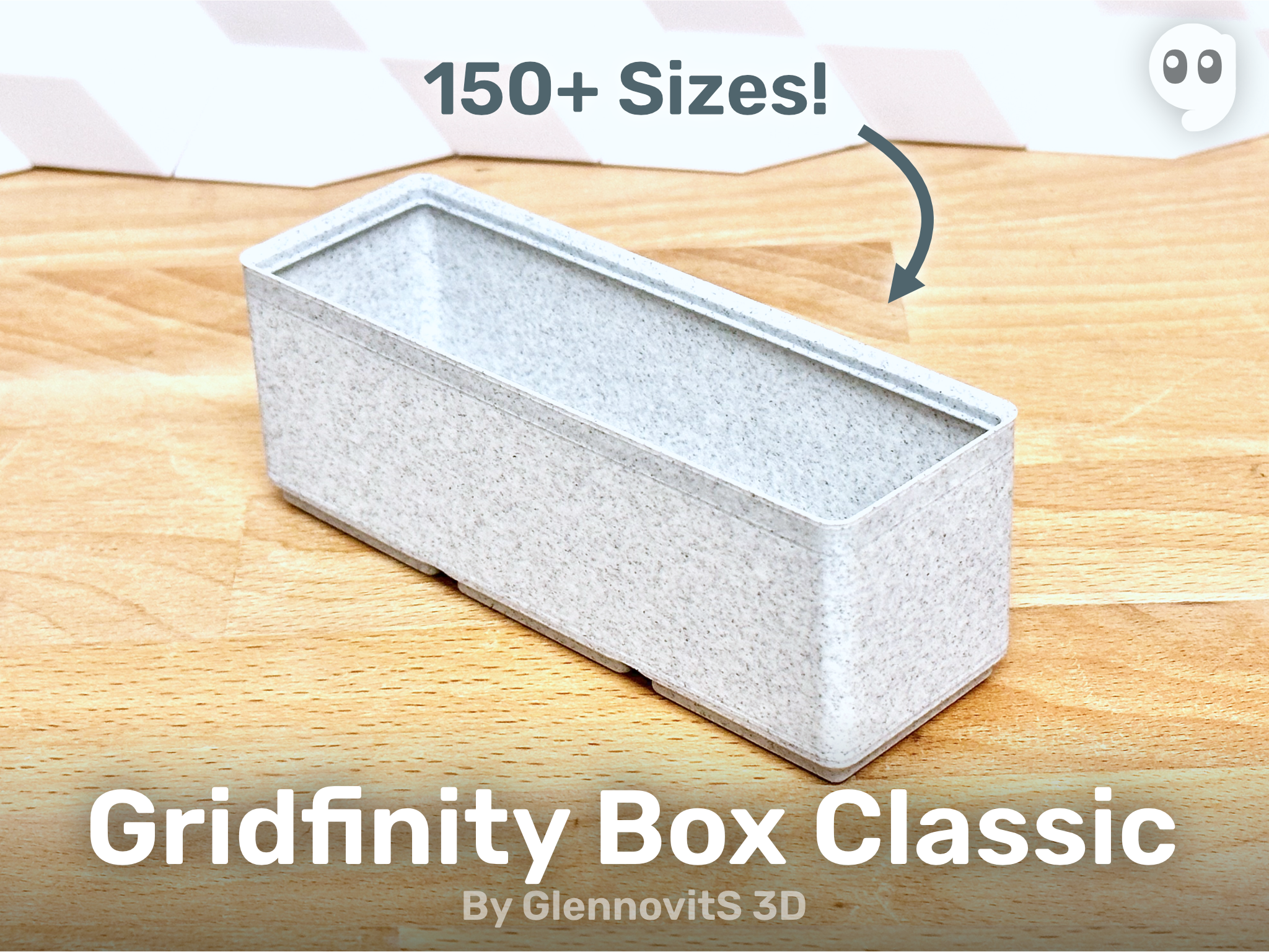 Gridfinity Box Classic - Organizer boxes for desktop or drawer