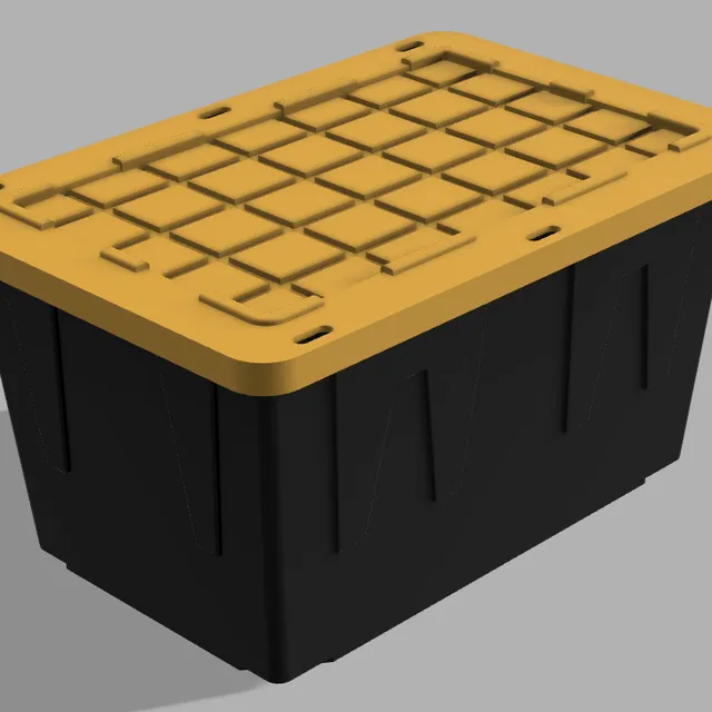 Updated LID Lowes Mini Box (Teeny Tote) with Original Lid and Flat Lid