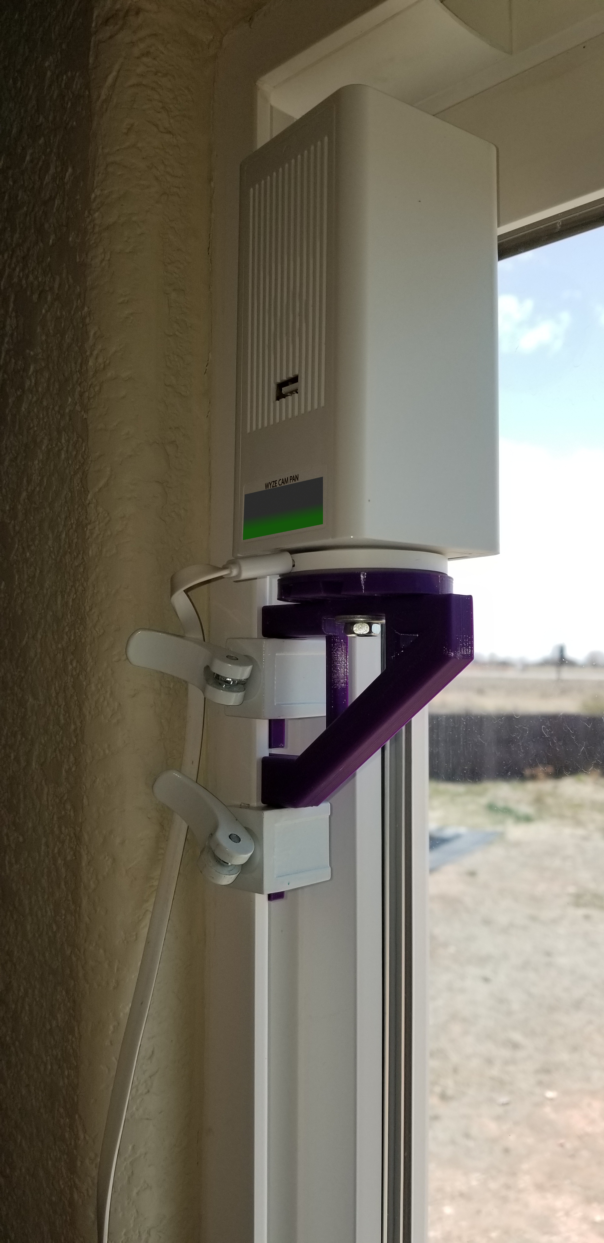 Sliding Door Wyze Pancam mount