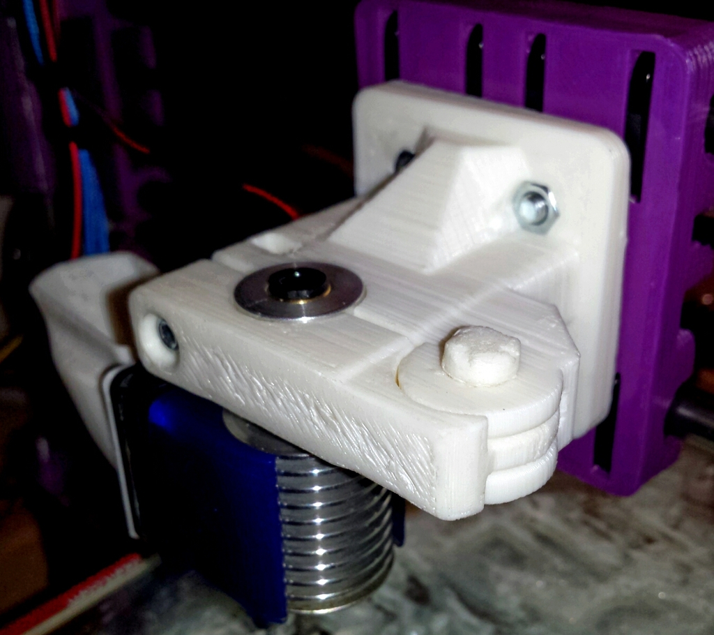 E3D V6 Hinged Extruder Bracket & Clamp