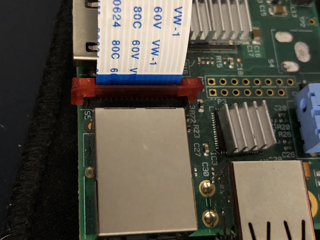 Raspberry Pi Ribbon Cable Replacement Clip - photo 3