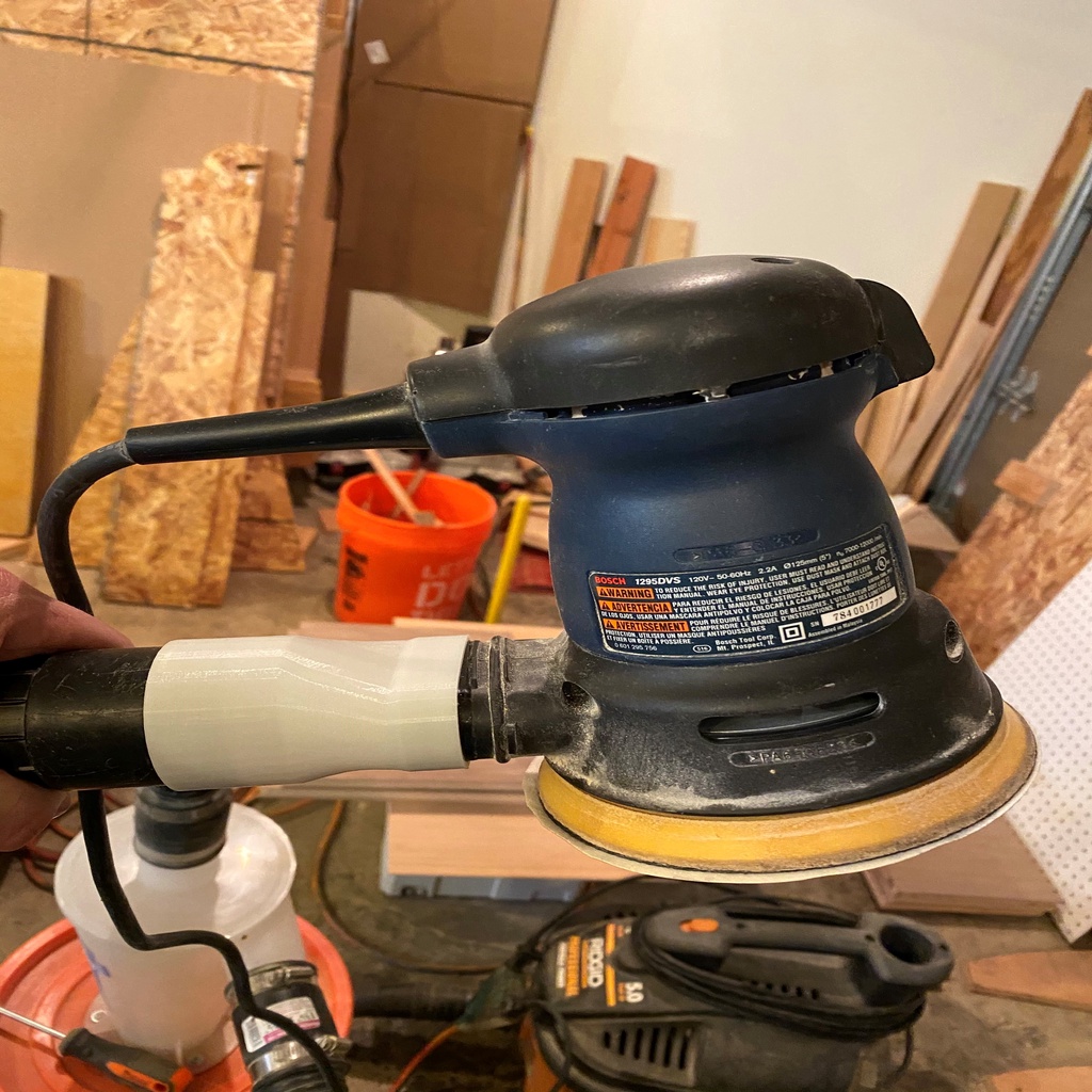 Vacuum Adapter for Bosch Sander