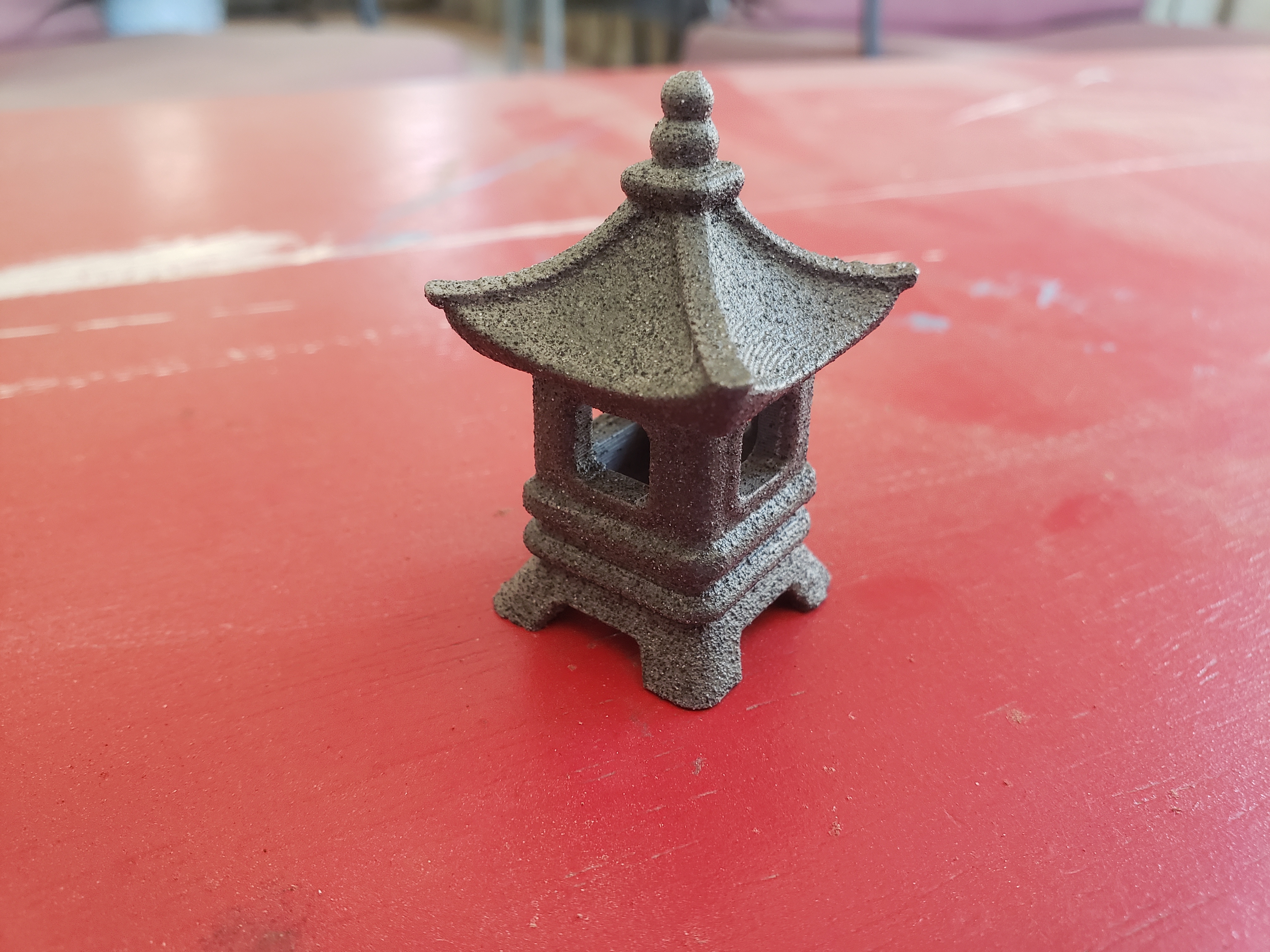 Square Miniature Garden Pagoda Lantern - photo 2