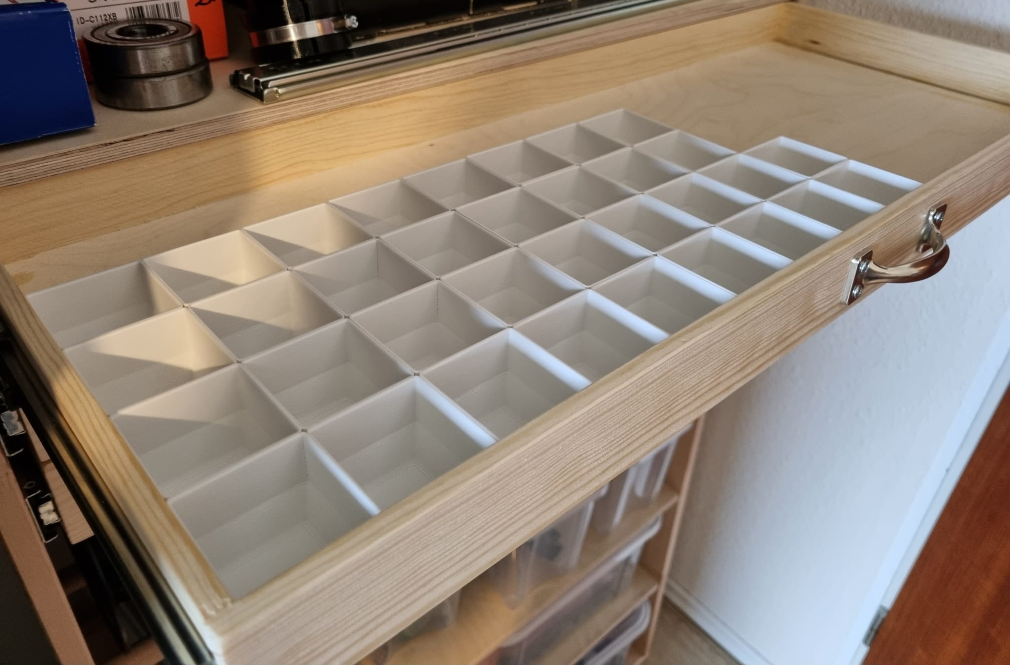 Small Parts Container / Drawer Organizer 45mm Grid - photo 3