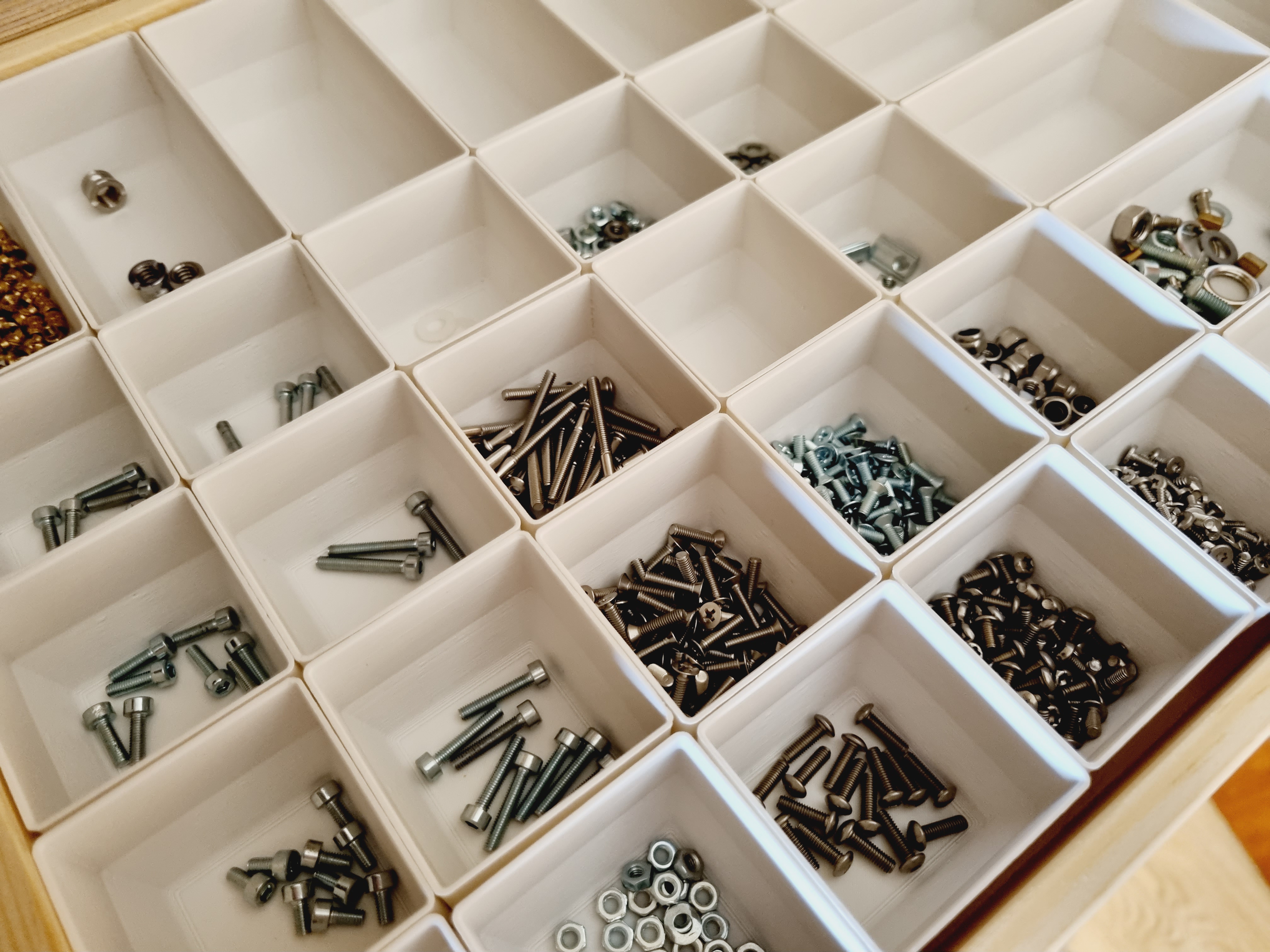 Small Parts Container / Drawer Organizer 45mm Grid - photo 2