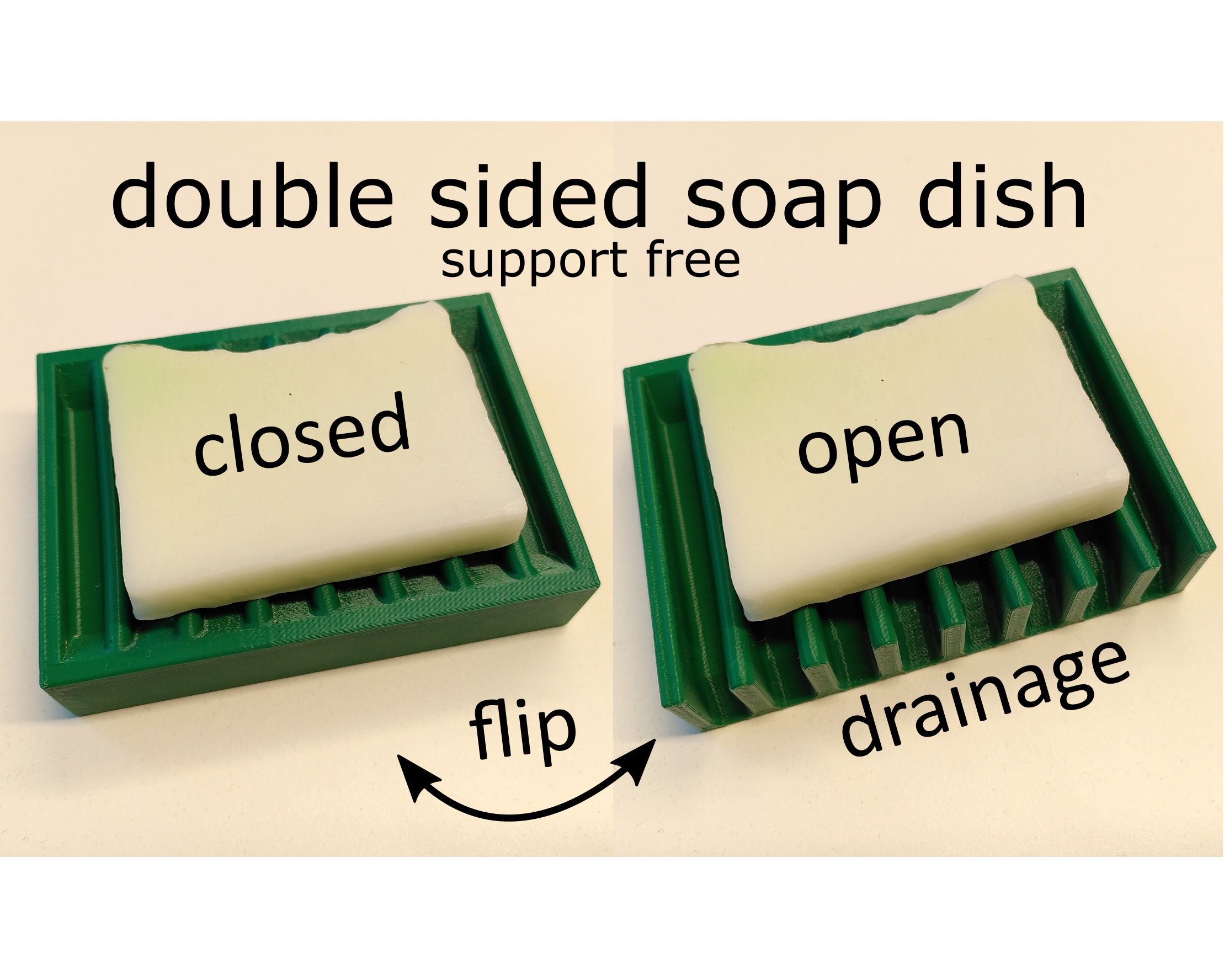 Double Sided Soap Dish