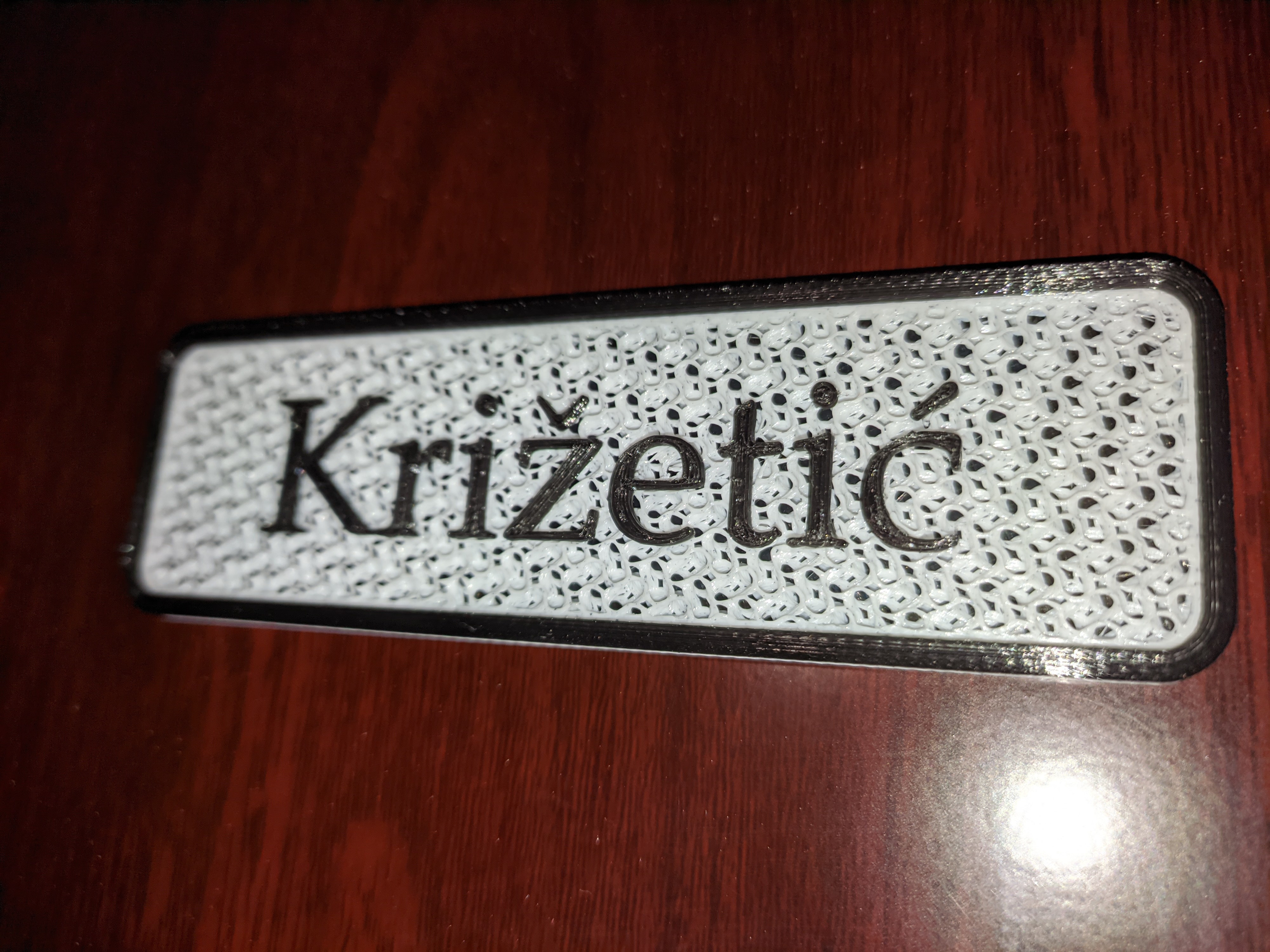 Front Door Nameplate