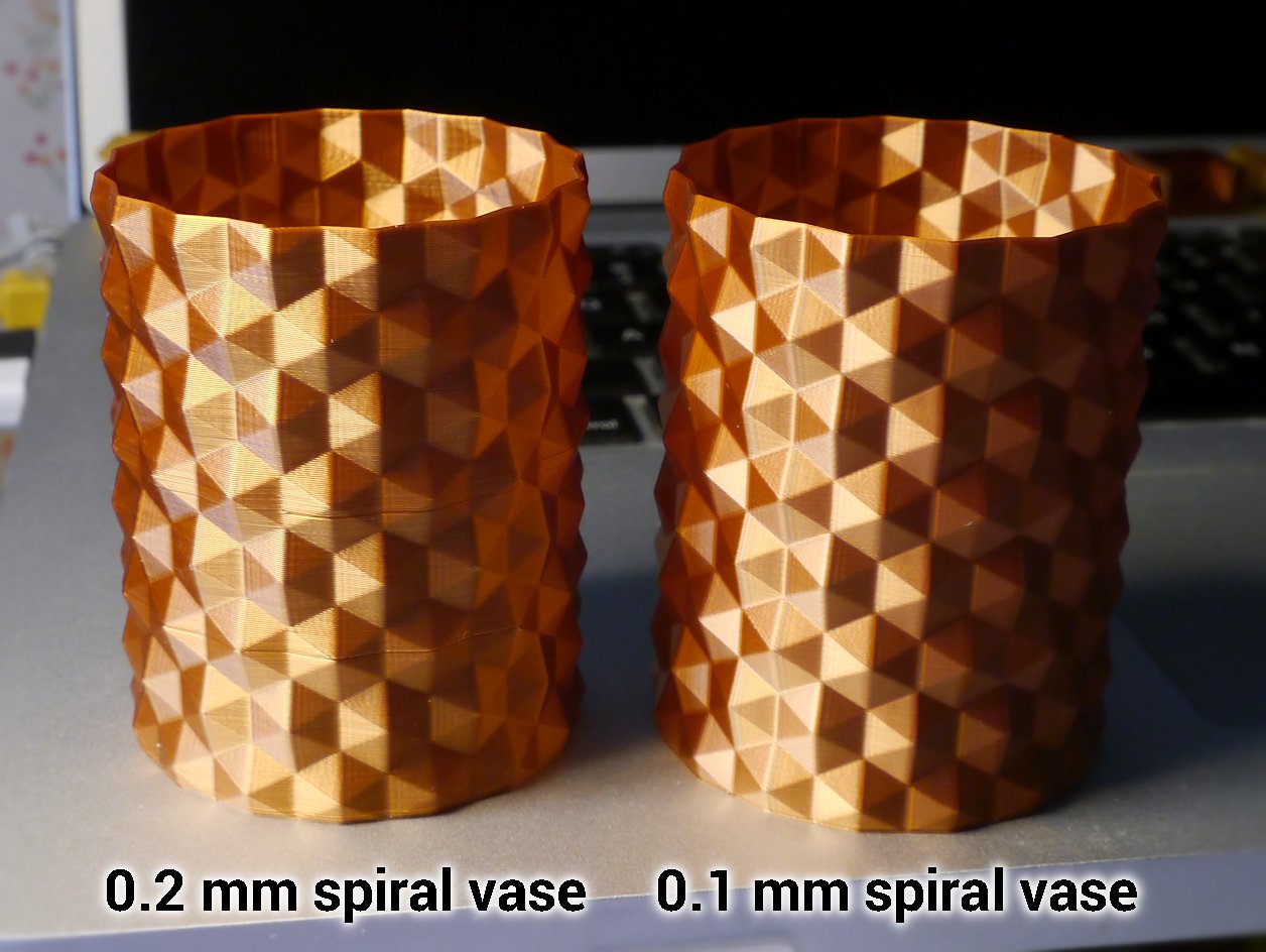 Hex surface vase (spiral print) - photo 3