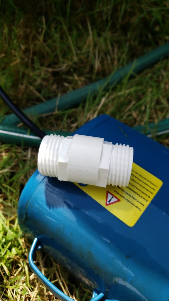Male to Male Garden Hose Adapter - photo 2