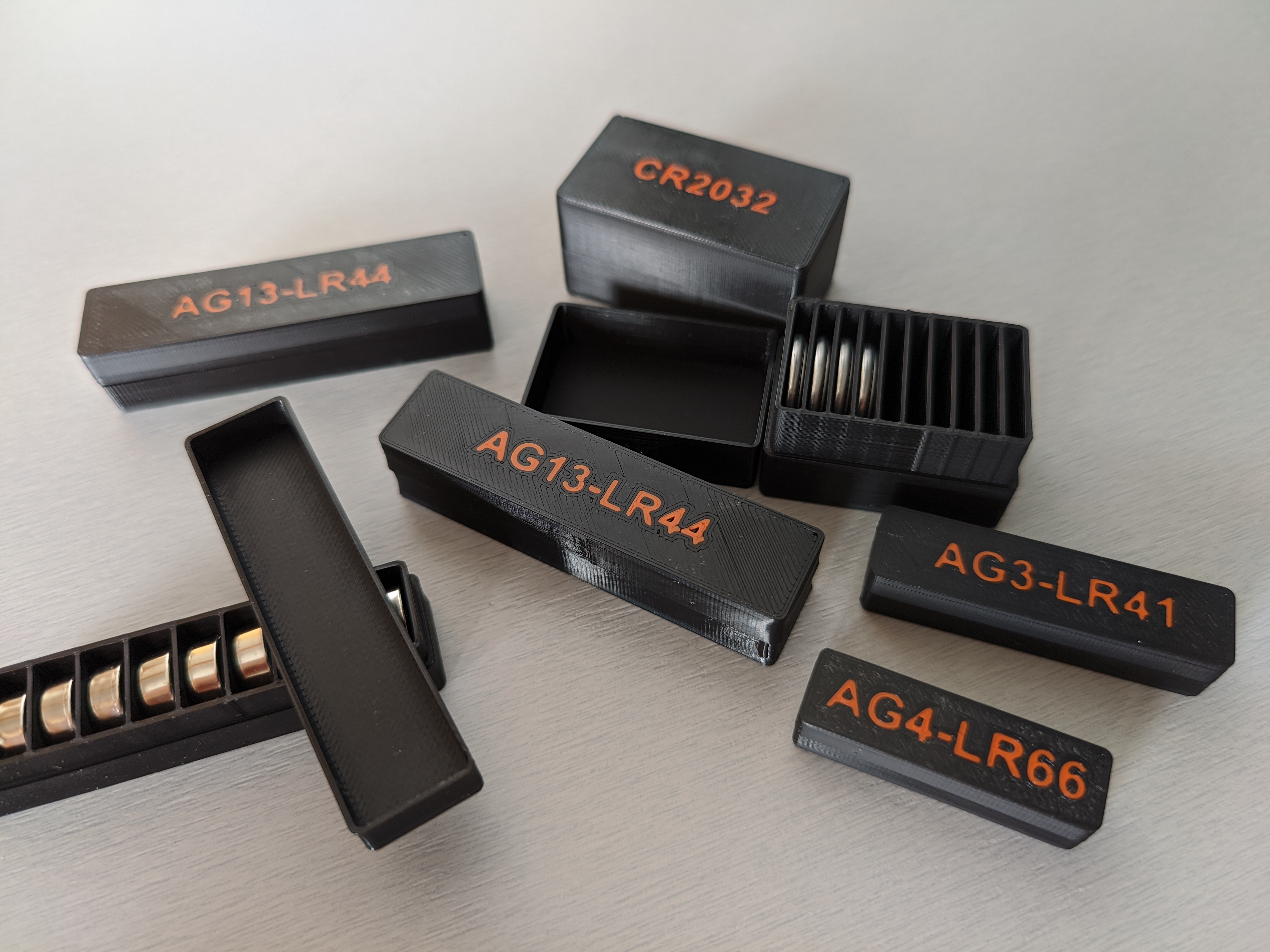 Coin Cell / Button Battery Storage Box