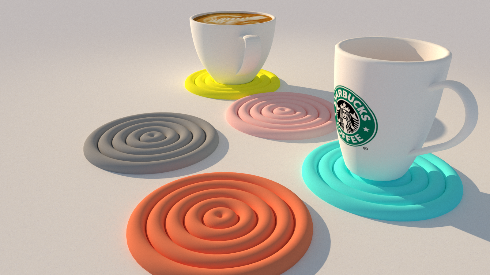 Coaster - circle (minimalistic) - photo 3