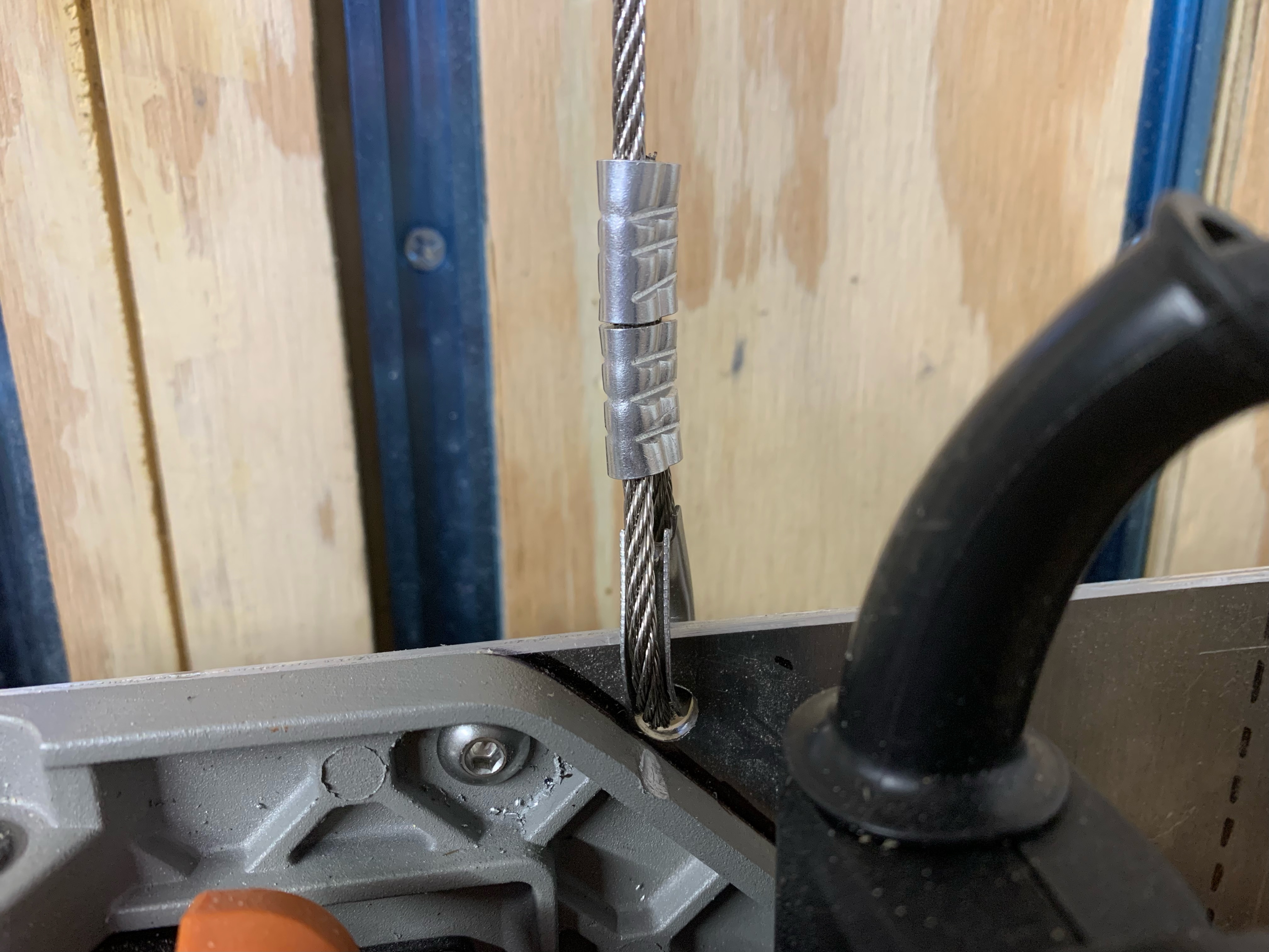 608 Pulley - allows cable up/down through hole(s) in whatever the pulley is mounted to - photo 3