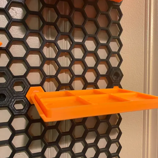 3 x 2 Gridfinity Honeycomb shelf
