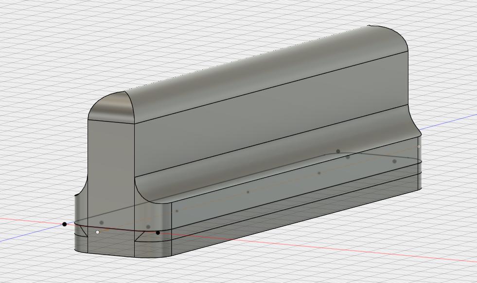 Balcony door handle
