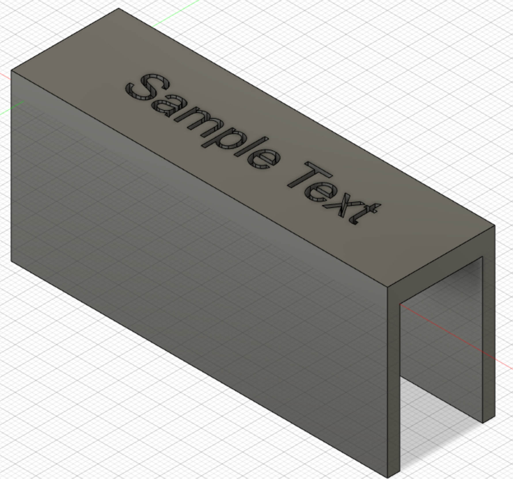 Customizable Shelf Labels (Fusion 360)