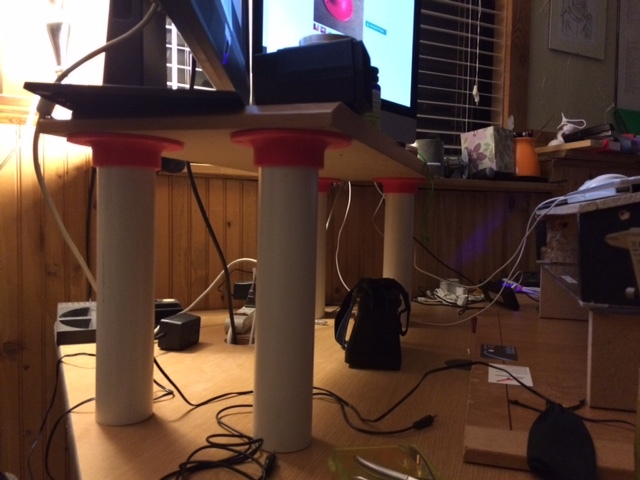 2" PVC pipe table leg mount - photo 4