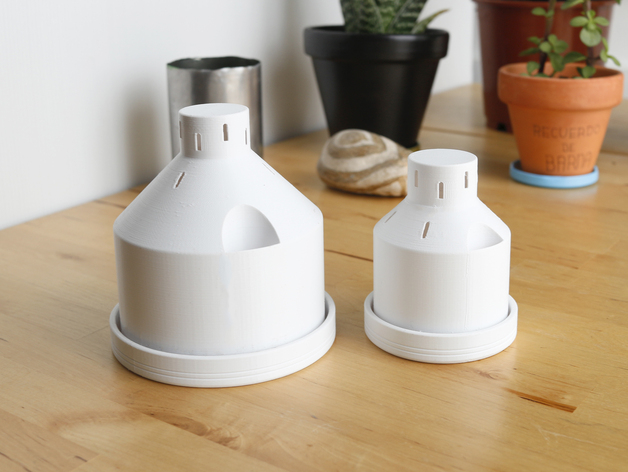 Campbell Planter - Fully 3D Printed Self-Watering Planter - photo 2