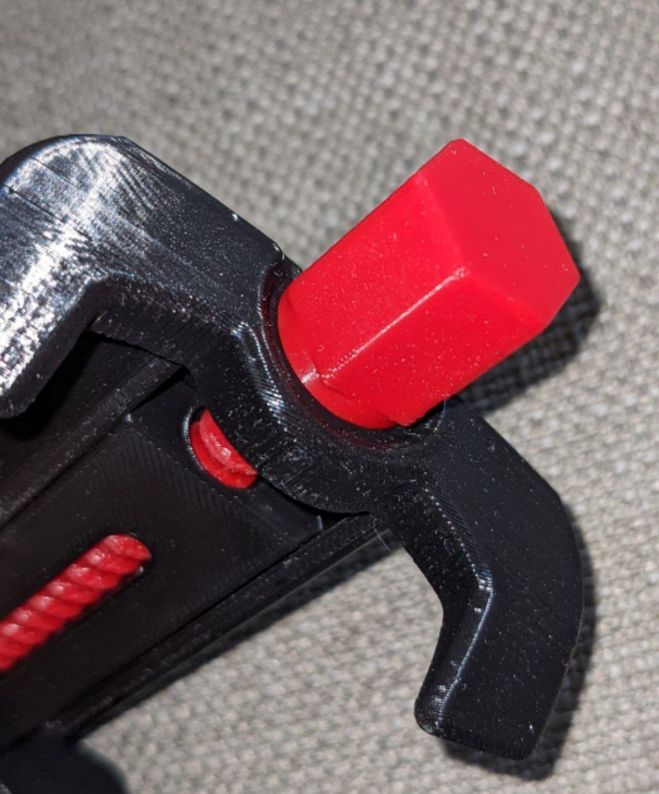 Hexagon knob for the Tripod Mobile Phone Clamp V2 - photo 3
