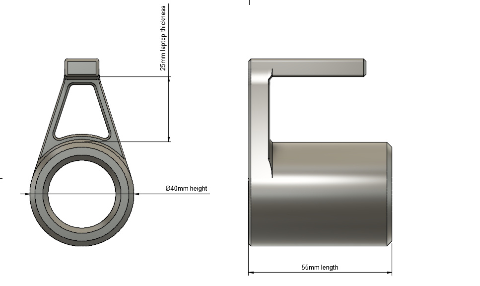 Parametric laptop stand - photo 3