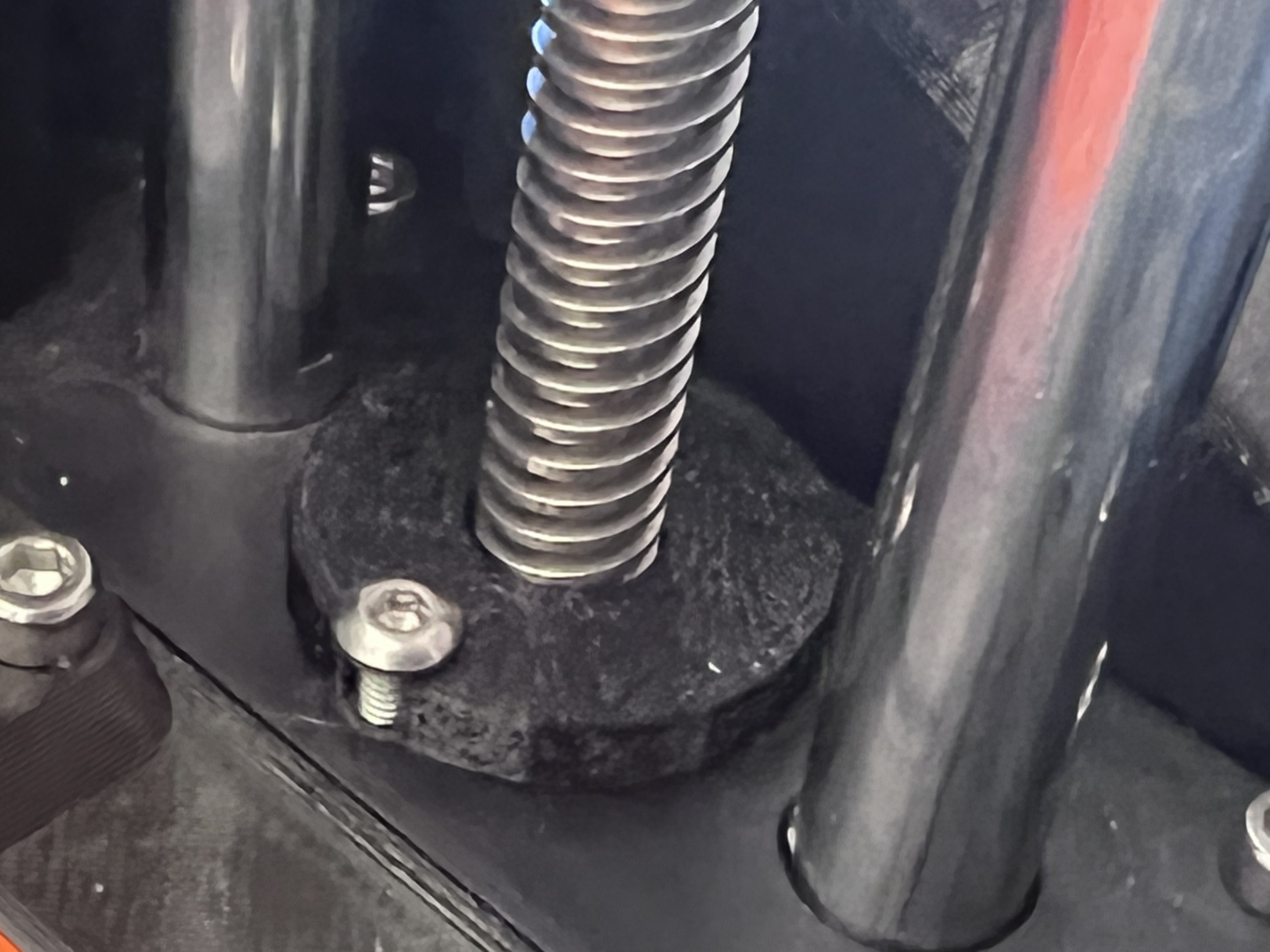 Bushing for Z axis. Z screw aligner