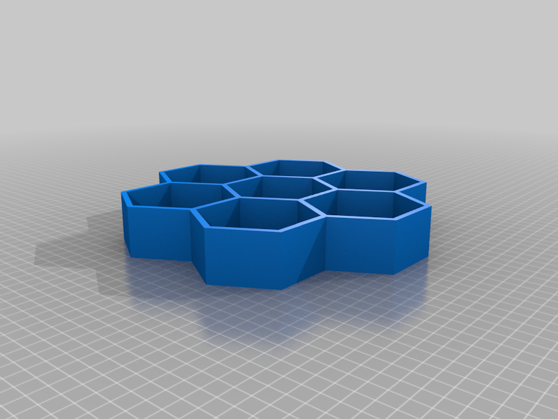 Honeycomb shelf for seven mini figures - photo 2