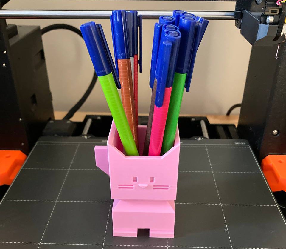 Cali Cat Pencil Holder / Desk Organizer - photo 2