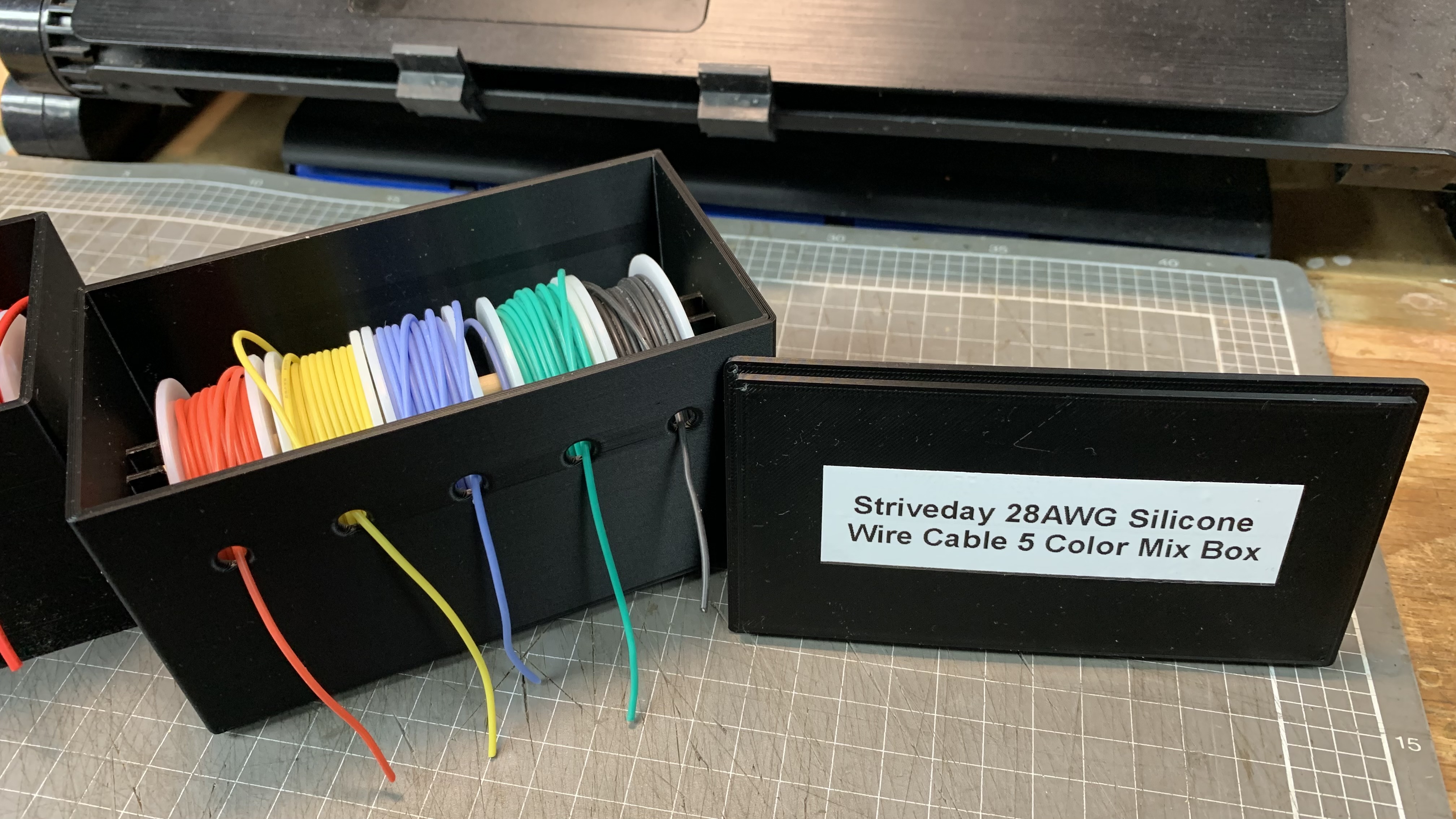 Silicone Wire Spool Storage Boxes - Stackable - photo 3