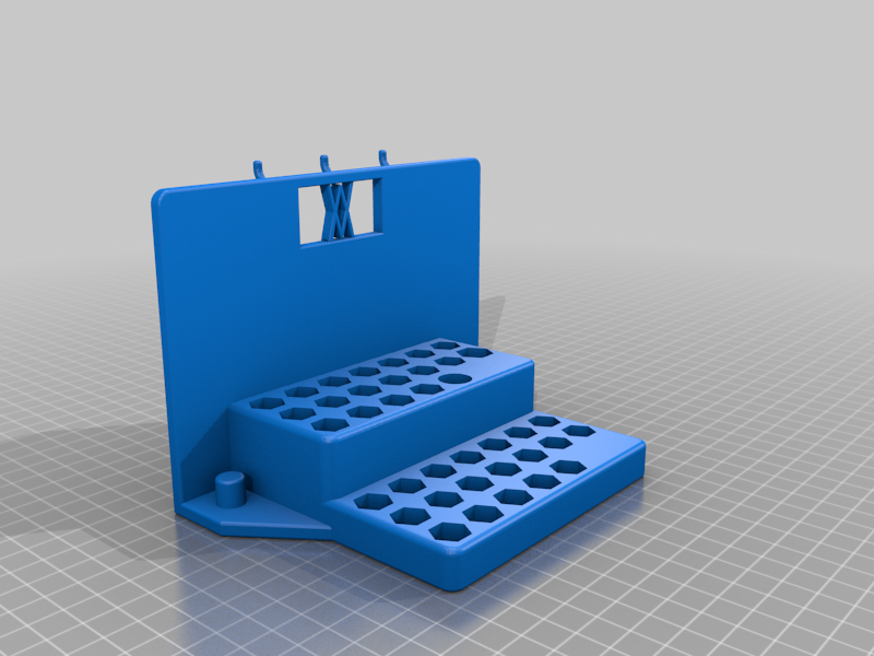 Tool Holder for Power Bits 40pcs with Connectors 003 I for screws or peg board - photo 3