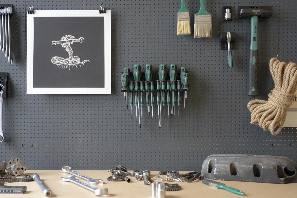 Tool Holder for 18pcs Screwdriver Set 059 I for screws or peg board - photo 2