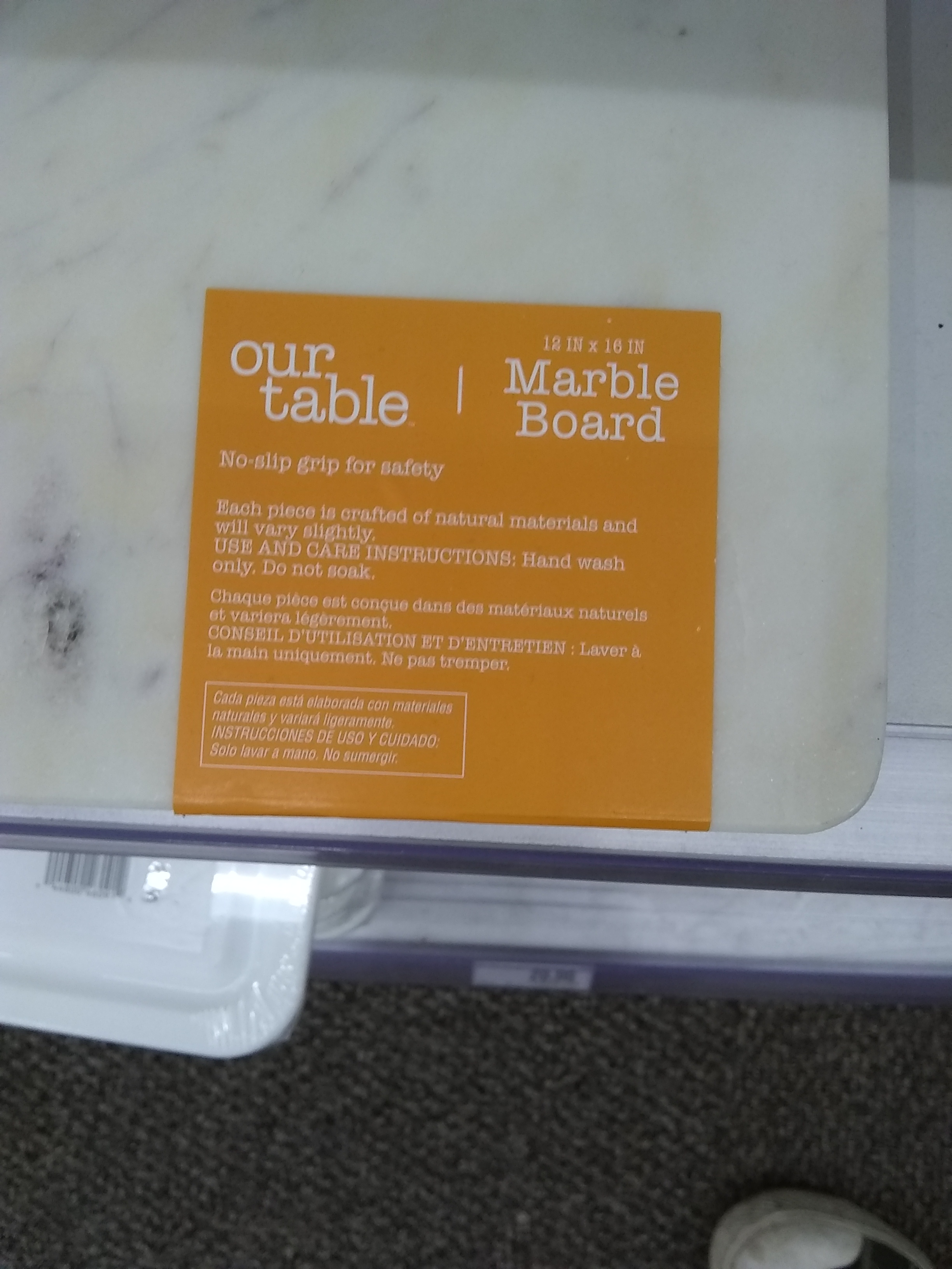 Our Table Marble Kitchen Board - photo 3