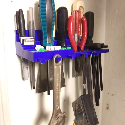 Wall Mounted 3D Printer tool caddy / organizer / holder