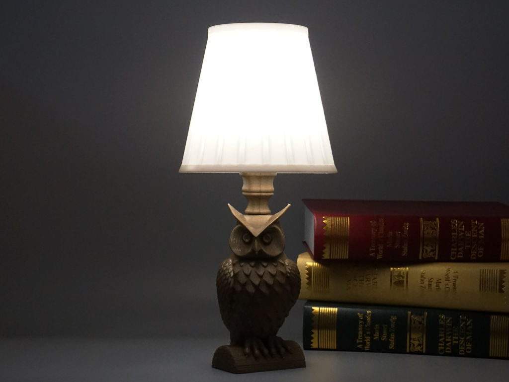owl lamp - photo 3