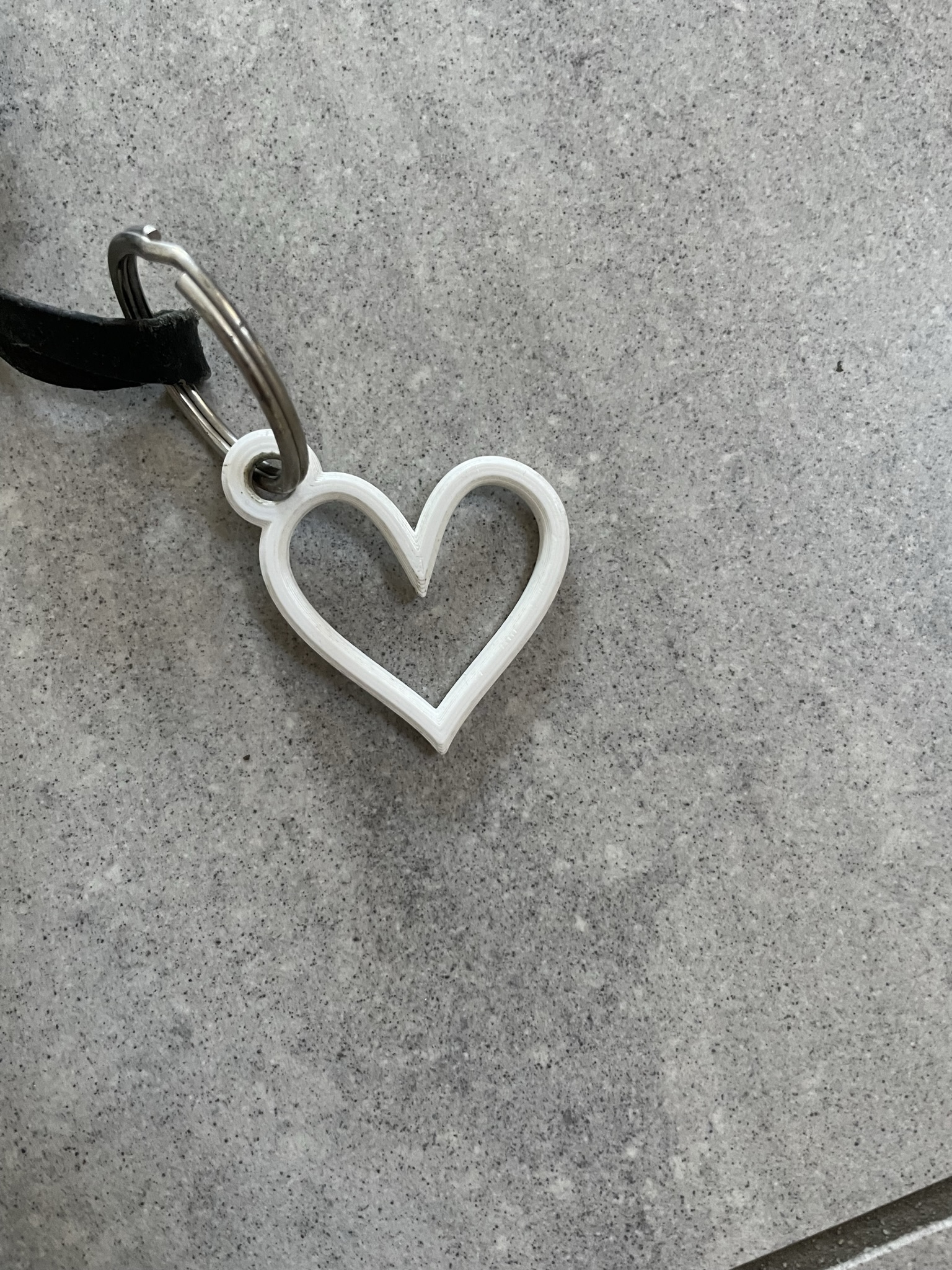 keychain heart