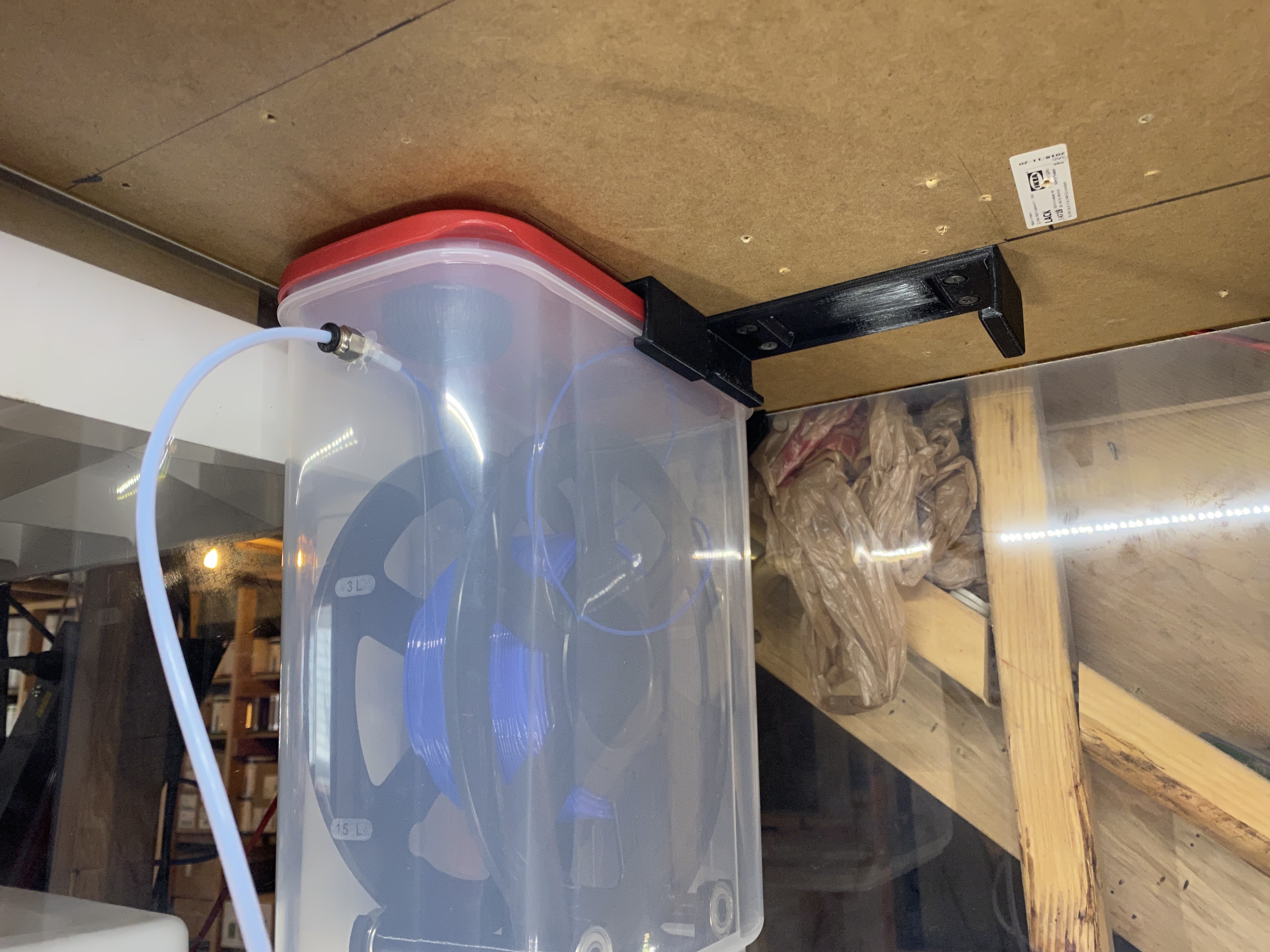 Hanging Mount for Rubbermaid 21 cup Drybox - photo 4