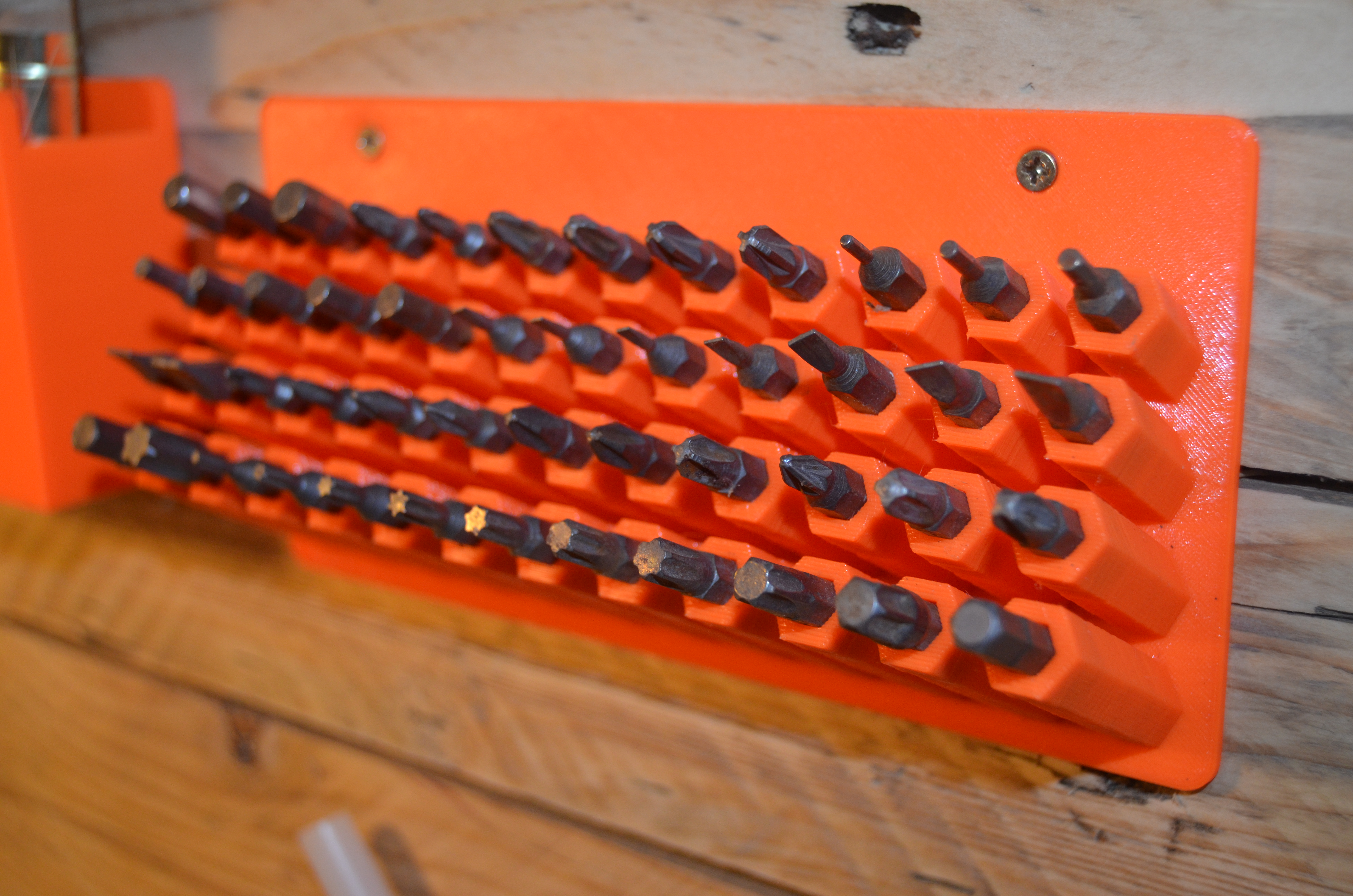 Screwdriver bits tool wall holder - photo 3
