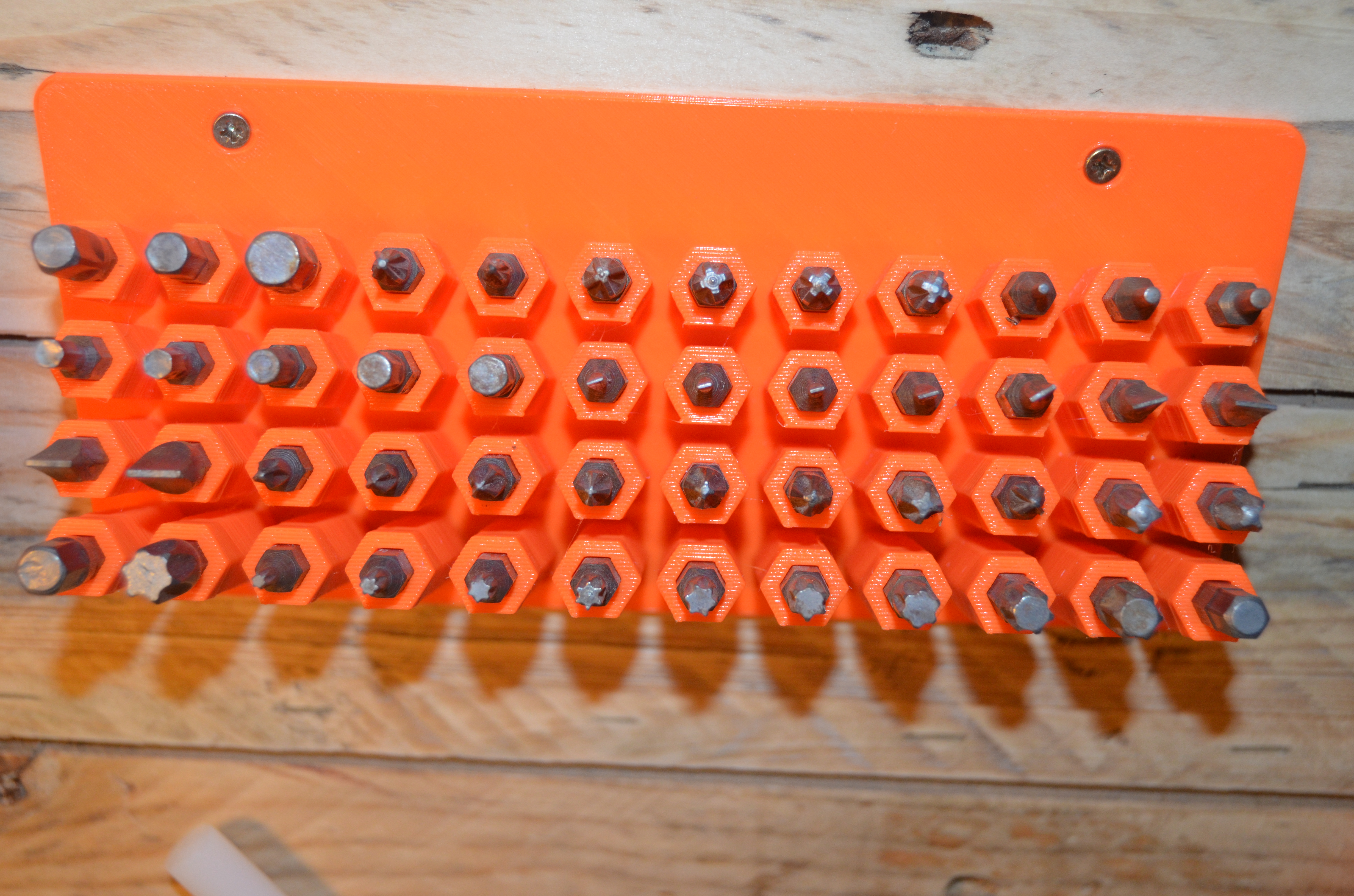 Screwdriver bits tool wall holder - photo 2