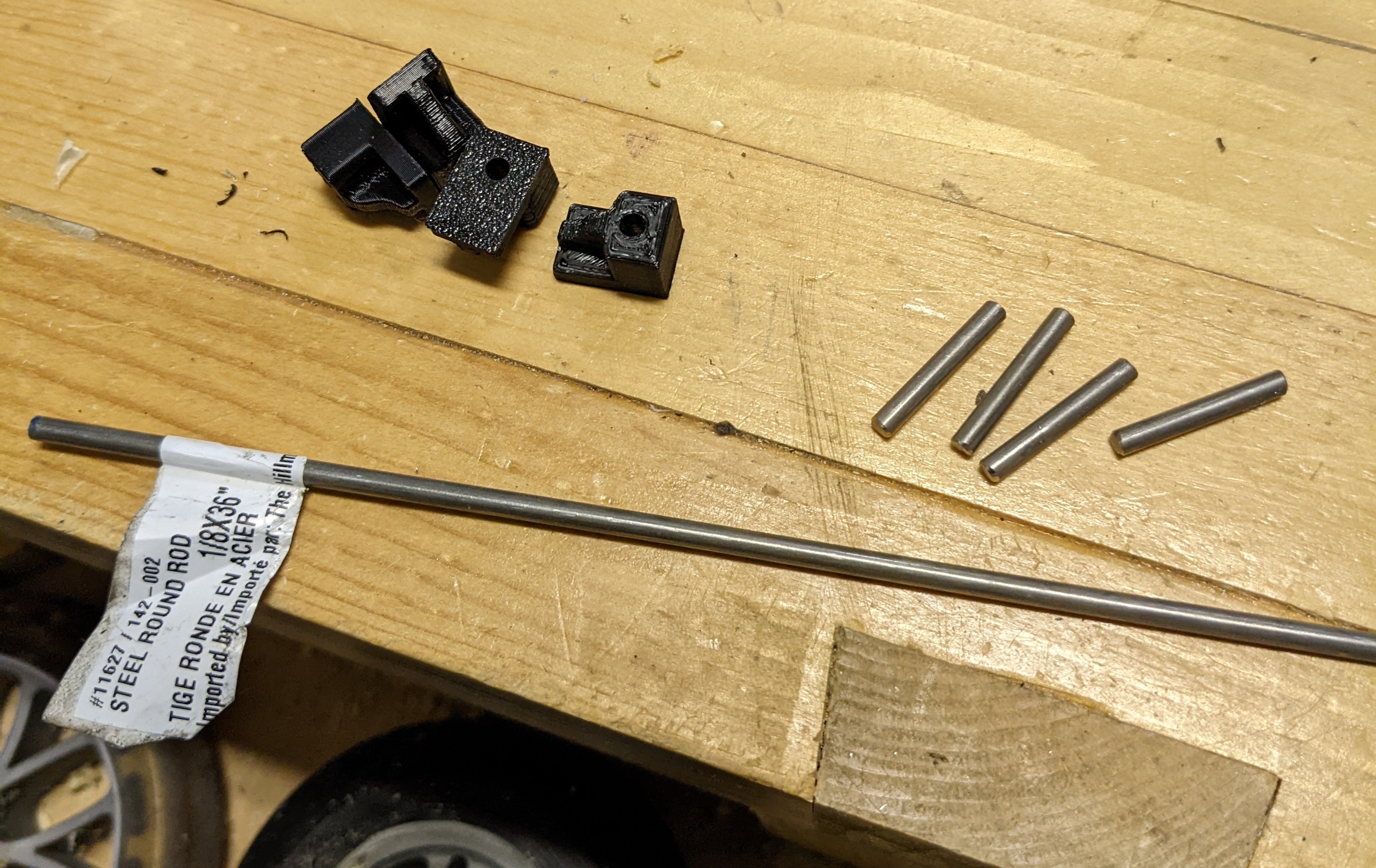 Shelf Pin (Hybrid Plastic and Steel) - 1/8 inch (3mm) - photo 3