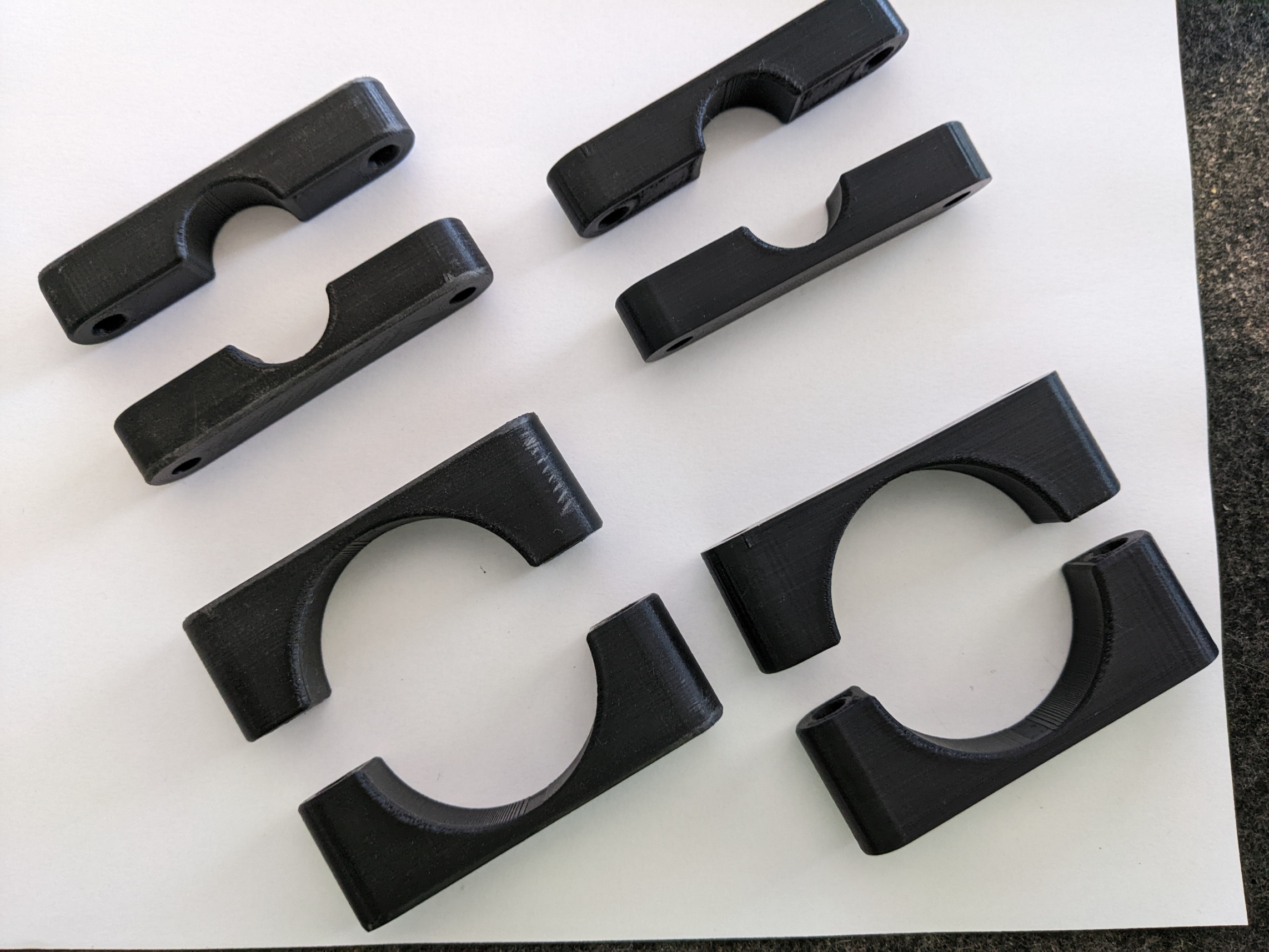 Customizable Stackable Tube/Pipe Clamp (UPDATED!)