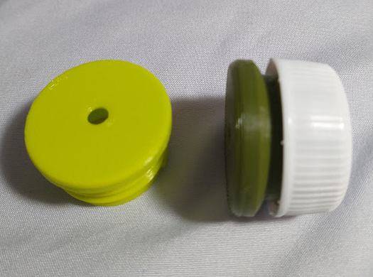 Screw Cap Knob - PET Bottle Cap Recycle and Hidden Storage - photo 2